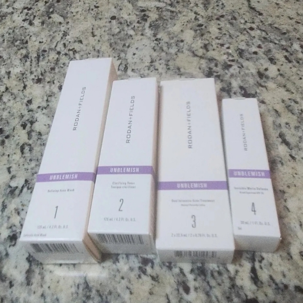 Rodan and Fields UNBLEMISH Regimen for Acne NEW & SEALED Full Size Exp 2025